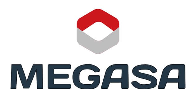 Logotipo de Megasa, cliente de Grupo Luciano en Cedeira