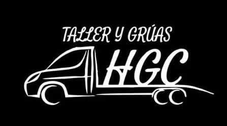 Logotipo de Taller y Grúas HGC, cliente de Grupo Luciano en Cedeira
